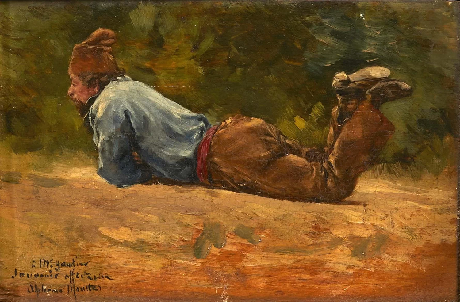   47-Alphonse Moutte-Uomo disteso a terra